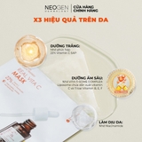 Mặt Nạ Serum x3 Dưỡng Trắng Mờ Thâm Neogen Dermalogy Real Vita C 22% Mask 28g