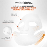 Mặt Nạ Serum x3 Dưỡng Trắng Mờ Thâm Neogen Dermalogy Real Vita C 22% Mask 28g