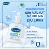 Sữa Rửa Mặt Cetaphil Tạo Bọt Dịu Lành Cho Da Nhạy Cảm - Có Bọt