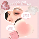 Bảng Phấn Mắt Má 8 Ô Gogo Tales Stick Sweet Heart Powder Blusher 9.5g
