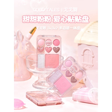 Bảng Phấn Mắt Má 8 Ô Gogo Tales Stick Sweet Heart Powder Blusher 9.5g