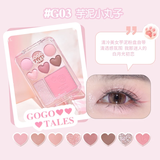Bảng Phấn Mắt Má 8 Ô Gogo Tales Stick Sweet Heart Powder Blusher 9.5g