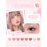 Bảng Phấn Mắt Má 8 Ô Gogo Tales Stick Sweet Heart Powder Blusher 9.5g