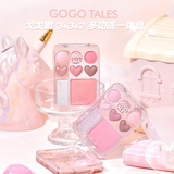 Bảng Phấn Mắt Má 8 Ô Gogo Tales Stick Sweet Heart Powder Blusher 9.5g