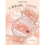 Bảng Phấn Mắt 10 ô Gogo Tales Sweet Misty Eyeshadow Palette 12g