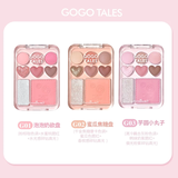 Bảng Phấn Mắt Má 8 Ô Gogo Tales Stick Sweet Heart Powder Blusher 9.5g