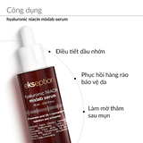 Serum 2% HA + 5% B3 Sáng Da, Mờ Thâm Nám Và Giảm Mụn Ekseption Hyaluronic NIACIN 75ml