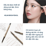 Chì Kẻ Chân Mày Mềm Mịn Lâu Trôi Kháng Nước TAG Slim Brow Pencil 0.06g