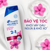 Dầu Gội Và Xả 2in1 Sạch Gàu Head&Shoulders Mỹ Sạch Sâu 613ml
