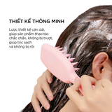 Lược Gội & Massage Đầu Răng Silicone Có Tay Cầm Vacosi Massage & Shampoo Comb - C21