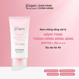 Kem Chống Nắng Make P:rem Soothing Pink Tone Up Sun Cream Nâng Tone SPF 50+ PA++++ 50ml