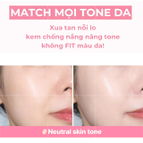 Kem Chống Nắng Make P:rem Soothing Pink Tone Up Sun Cream Nâng Tone SPF 50+ PA++++ 50ml