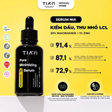 Serum Tiam Niacinamide 20% + Zinc 1% Thu Nhỏ Lỗ Chân Lông, Kiểm Soát Dầu Nhờn Và Ngừa Mụn 40ml