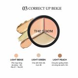 Che Khuyết Điểm Triệc Sắc The Saem Cover Perfection Triple Pot Concealer