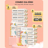 Khăn Giấy Rút Top Gia Gia Đình Mềm Mịn Treo Tường 1280 Tờ (Thùng 8 Gói)