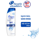 Dầu Gội Và Xả 2in1 Sạch Gàu Head&Shoulders Mỹ Sạch Sâu 370ml