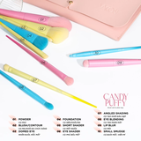 Bộ Cọ Cá Nhân 10 Cây & Ví Hồng Vacosi Candy Puffy Brush Set - BC34