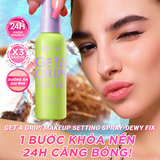 Xịt Khóa Makeup Nền Dazzle Me Setting Spray Dewy Fix Cố Định Trang Điểm Lâu Trôi Cấp Ẩm 60ml