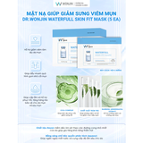 Hộp 5 Mặt Nạ Giúp Giảm Sưng Viêm Mụn WonJin Waterfull Skin Fit Mask 27g x5 Miếng