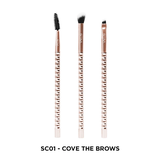 Bộ Kit 3 Cọ Chân Mày Vacosi SC01, Phiên Bản Golden Dragon