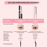 Mascara Colorkey Hỗ Trợ Giúp Cong Và Dày Mi, Lâu Trôi, Chống Nước 6g