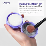 Hộp Rửa Cọ Trang Điểm Vacosi Kèm Xà Bông - DC14