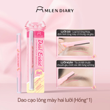 Dao Cạo Lông Mày Hai Đầu Chống Gỉ Nano Dụng Cụ Tỉa Lông Mày An Toàn