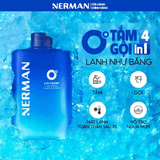 Sữa Tắm Gội Hương Nước Hoa Nerman 0 Độ 4 In 1 330ml