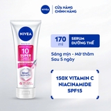 Serum Dưỡng Thể Nivea Sáng Da, Mờ Thâm Nám