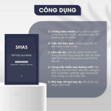 Hộp 10 Mặt Nạ SMAS Peptide Silk Mask Dưỡng Và Phục Hồi Da 25g x 10 Miếng