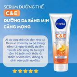 Sữa Dưỡng Thể Nivea Dưỡng Sáng Da Vitamin C & E 170ml