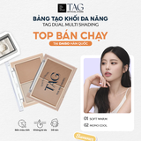 Bảng Phấn Tạo Khối Đa Năng Mịn Lì Lâu Trôi TAG Dual Multi Shading 9.4g