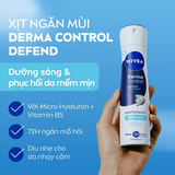 Xịt Ngăn Mùi Nivea Derma Control Defend Dưỡng Sáng & Phục Hồi 150ml