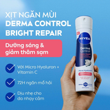 Xịt Ngăn Mùi Nivea Derma Control Defend Dưỡng Sáng & Phục Hồi 150ml