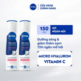Xịt Ngăn Mùi Nivea Derma Control Defend Dưỡng Sáng & Phục Hồi 150ml