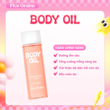 Dầu Dưỡng Thể Five Grains Body Oil Dưỡng Ẩm, Tăng Cường Dưỡng Sáng Da 100ml