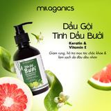 Dầu Gội Milaganics Tinh Dầu Bưởi Kích Thích Mọc Tóc