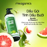 Dầu Gội Milaganics Tinh Dầu Bưởi Kích Thích Mọc Tóc