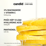 Mặt Nạ Dưỡng Sáng Da Candid Niacinamide Vitamin C Water Gel Mask 22.22g
