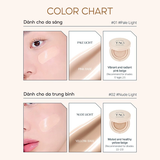 Phấn Nước Căng Bóng Mịn Mướt Chống Nắng SPF 50+ PA+++ TAG Dewy Skin Cushion 15g