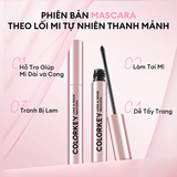 Mascara Colorkey Hỗ Trợ Giúp Mi Dài Và Tơi, Tạo Cảm Giác Tự Nhiên, Nhanh Khô, Không Lem Trôi 4.5g
