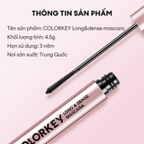 Mascara Colorkey Hỗ Trợ Giúp Mi Dài Và Tơi, Tạo Cảm Giác Tự Nhiên, Nhanh Khô, Không Lem Trôi 4.5g