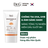 Kem Chống Nắng Nâng Tông Dr.G Hỗ Trợ Kiềm Dầu Brightening Up Sun+ SPF50+ PA+++