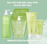 Gel Rửa Mặt SVR Sebiaclear Gel Moussant Không Chứa Xà Phòng Dành Cho Da Dầu Nhạy Cảm