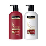 Combo Gội Xả TRESemmé Keratin Smooth Vào Nếp Suôn Mượt 400ml+400ml