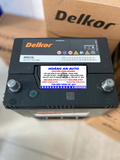 Bình Ắc Quy Delkor 80D23L (12V - 65Ah). Bình Acquy Khô miễn bảo dưỡng. Hàng nhập khẩu Hàn Quốc.