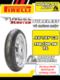 PIRELLI ANGEL SCOOTER 110/70-16 - VỎ KHÔNG RUỘT