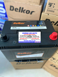 Bình Ắc Quy Delkor DF70L (12V - 70Ah). Bình Acquy Khô miễn bảo dưỡng. Hàng nhập khẩu Hàn Quốc.