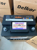 Bình Ắc Quy Delkor DIN 56030 (12V - 45Ah). Bình Acquy Khô miễn bảo dưỡng. Hàng nhập khẩu Hàn Quốc.