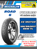 MICHELIN ROAD 6 SIZE 150/60ZR17 - VỎ KHÔNG RUỘT